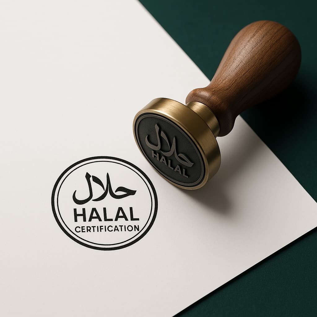 Halal Certification Stamp
